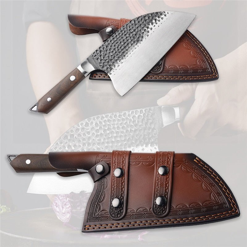 Forged 5cr15mov Steel Kitchen Knife Cleaver Knife Professional Butcher Knife Chef Knife Chopping Knives - DunbiBeauty, LLC