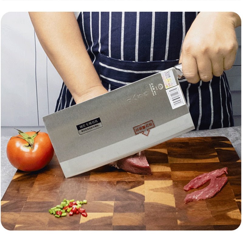 Free Shipping Shibazi Professional Chef Slicing Cooking Knife Advanced Compound Alloy Steel Mulberry Knife Kitchen Cutting Tool - DunbiBeauty, LLC