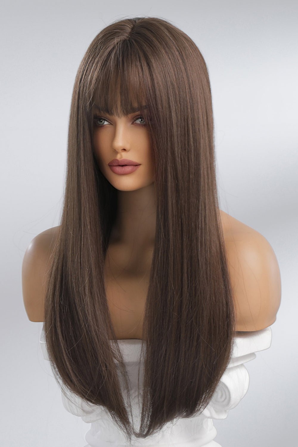 Full Machine Long Straight Synthetic Wigs 26'' - DunbiBeauty, LLC