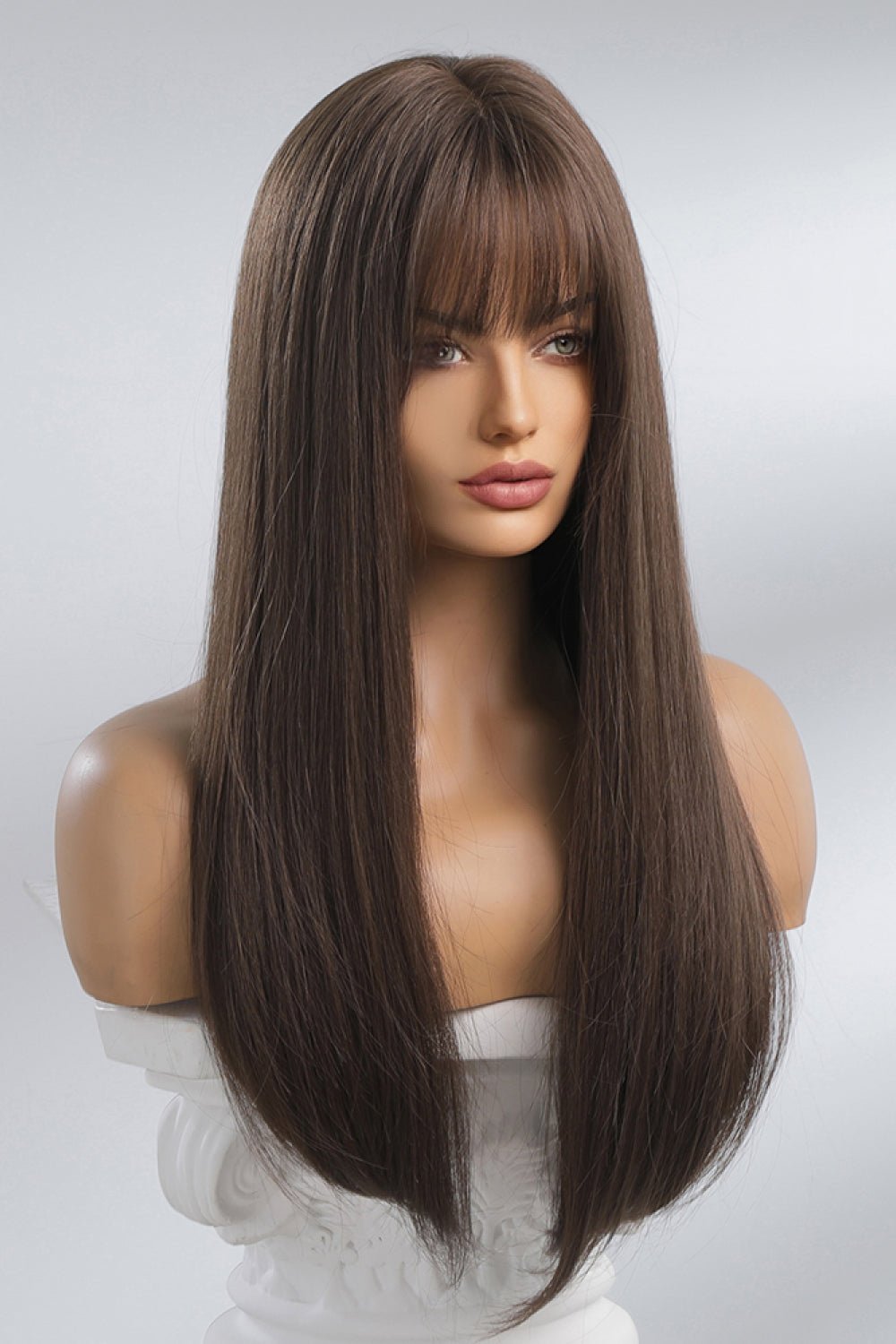 Full Machine Long Straight Synthetic Wigs 26'' - DunbiBeauty, LLC