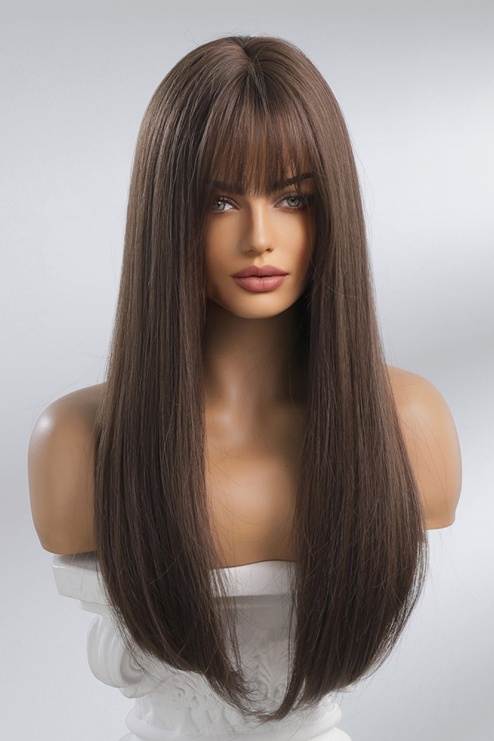 Full Machine Long Straight Synthetic Wigs 26'' - DunbiBeauty, LLC