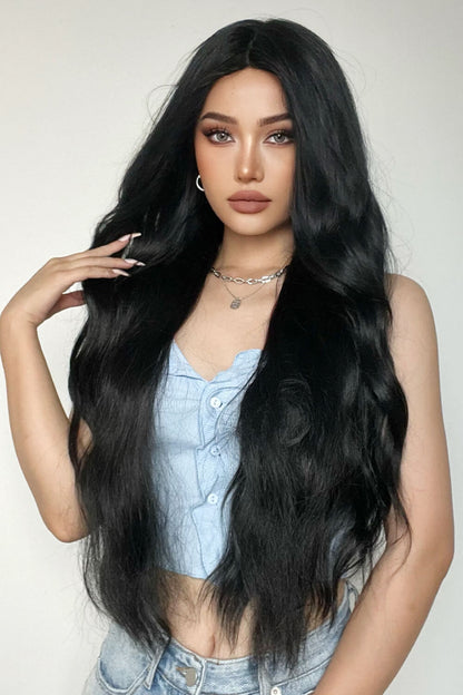 Full Machine Long Wave Synthetic Wigs 28'' - DunbiBeauty, LLC