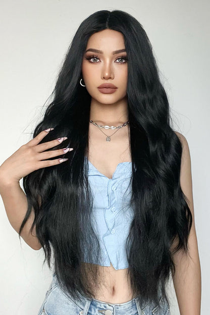 Full Machine Long Wave Synthetic Wigs 28'' - DunbiBeauty, LLC