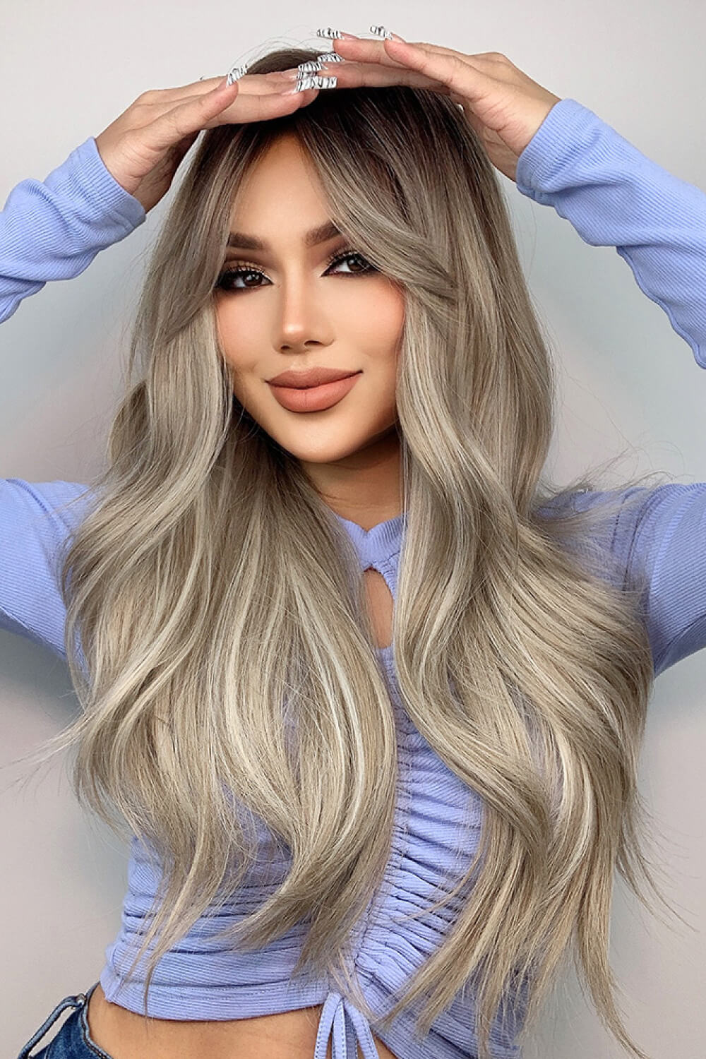 Full Machine Long Wave Wigs 26'' - DunbiBeauty, LLC