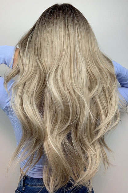 Full Machine Long Wave Wigs 26'' - DunbiBeauty, LLC