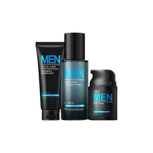 Men's Skin Care 4 piece Set Moisturizing Toner Lotion Face Cleanser SupDropshipping