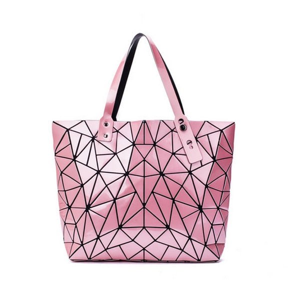 Geometric Hologram Tote Bag - DunbiBeauty, LLC