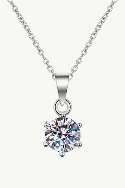 Get What You Need Moissanite Pendant Necklace - DunbiBeauty, LLC