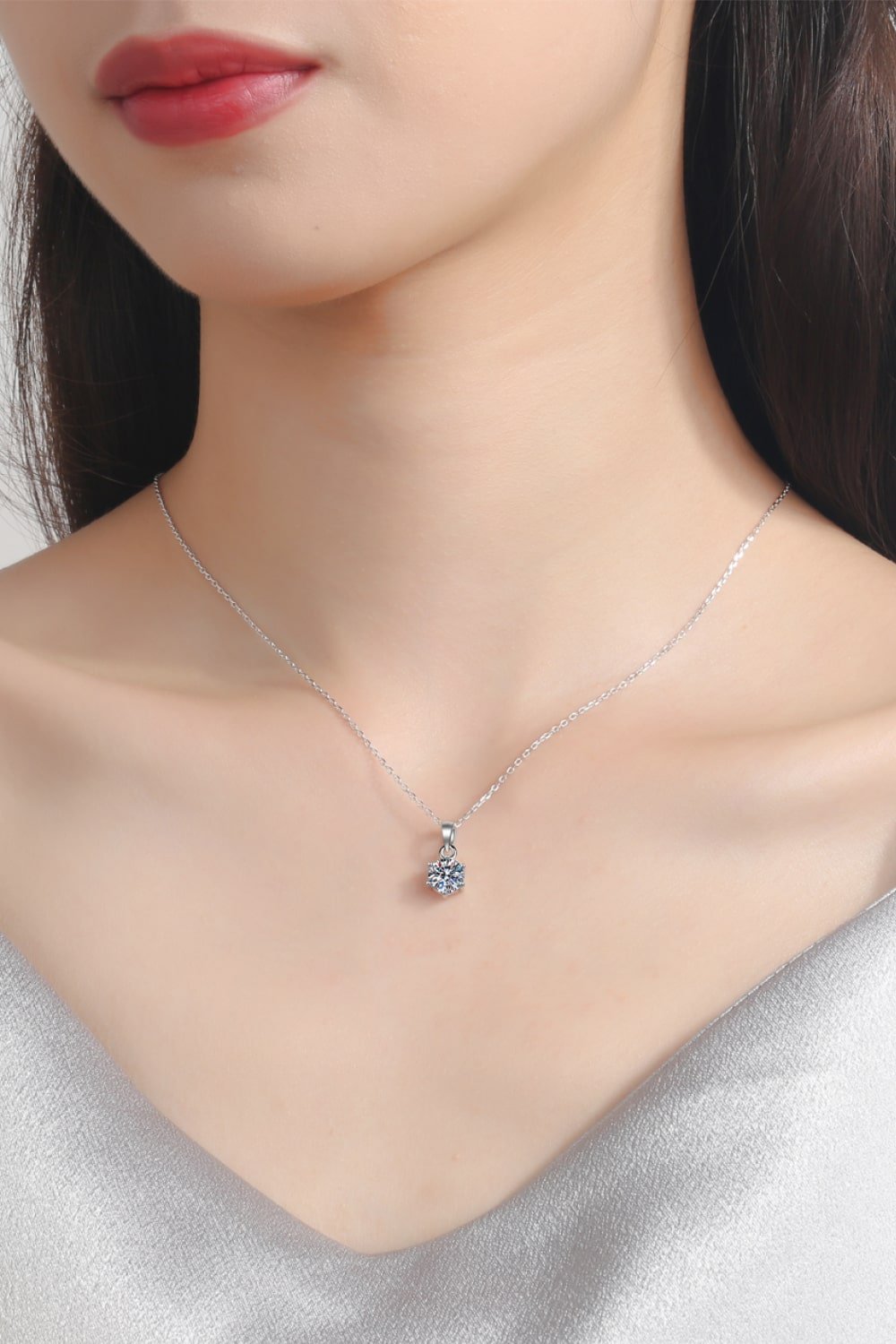 Get What You Need Moissanite Pendant Necklace - DunbiBeauty, LLC