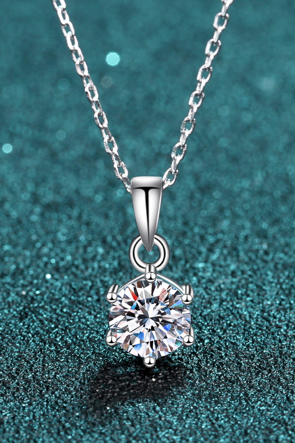 Get What You Need Moissanite Pendant Necklace - DunbiBeauty, LLC