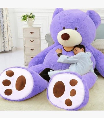 Giant Teddy Bear Plush Toy Huge Soft Toys Leather Shell - DunbiBeauty, LLC