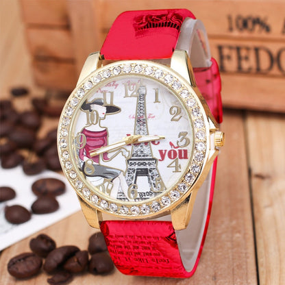 Girl's Iron Quartz Watch - DunbiBeauty, LLC