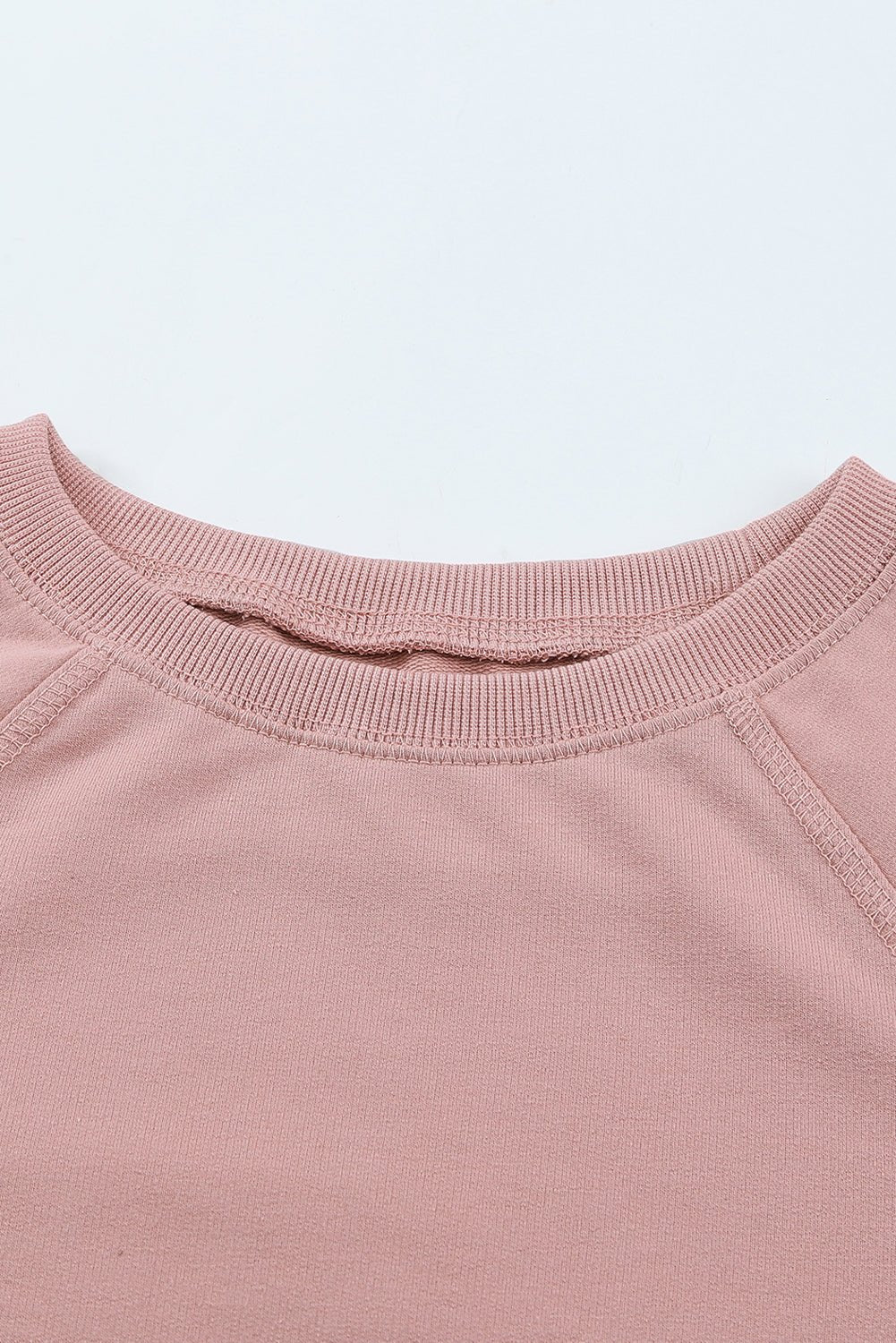 Girls Raglan Sleeve Ribbed Trim Sweatshirt - DunbiBeauty, LLC