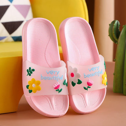 Girl's Slide on Sandals - DunbiBeauty, LLC