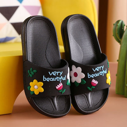 Girl's Slide on Sandals - DunbiBeauty, LLC