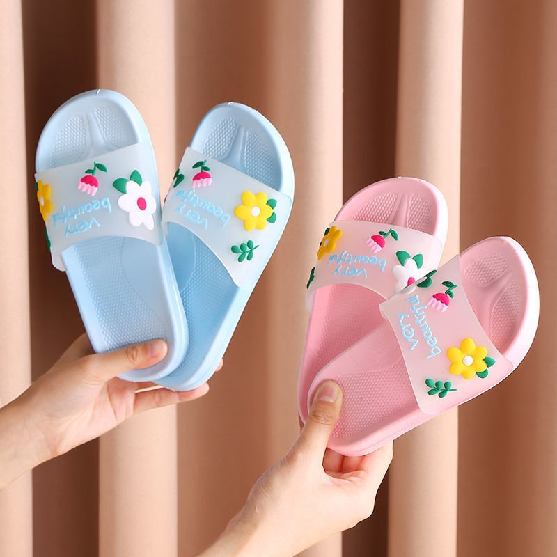 Girl's Slide on Sandals - DunbiBeauty, LLC