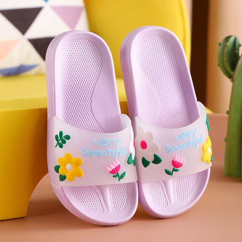 Girl's Slide on Sandals - DunbiBeauty, LLC