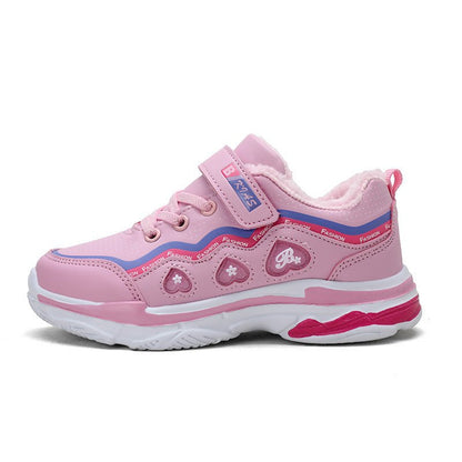 Girls Sports Shoes with Warm Cotton Lining - DunbiBeauty, LLC