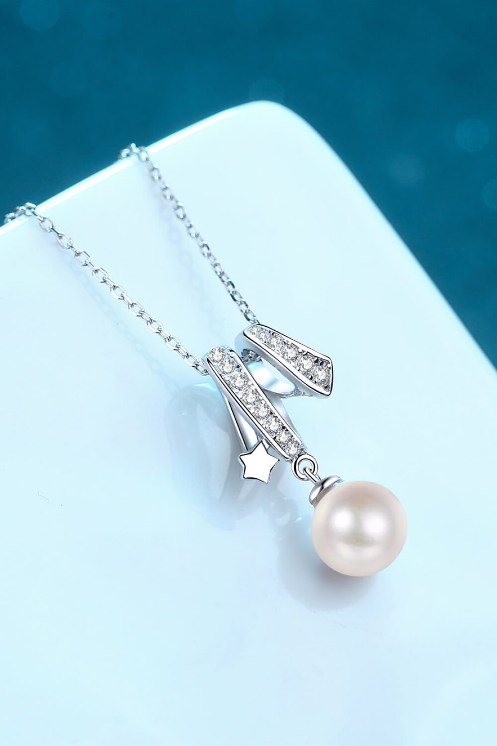 Give You A Chance Pearl Pendant Chain Necklace - DunbiBeauty, LLC