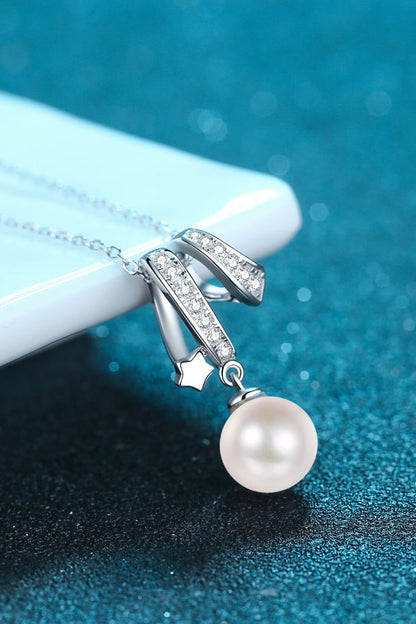 Give You A Chance Pearl Pendant Chain Necklace - DunbiBeauty, LLC