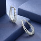 Glamorous Hollow Oval Hoop Earrings - DunbiBeauty, LLC