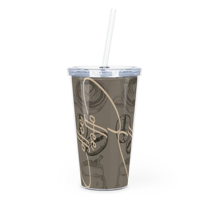 Gotta Have My Coffee on Ice Plastic Tumbler with Straw - DunbiBeauty, LLC