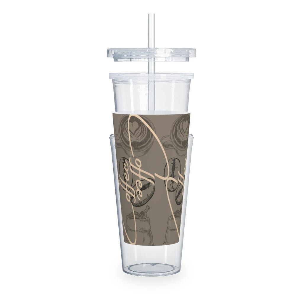 Gotta Have My Coffee on Ice Plastic Tumbler with Straw - DunbiBeauty, LLC