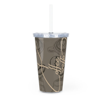 Gotta Have My Coffee on Ice Plastic Tumbler with Straw - DunbiBeauty, LLC