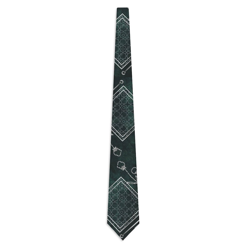 Green Haze Titanium Gentleman's Business Tie - DunbiBeauty, LLC