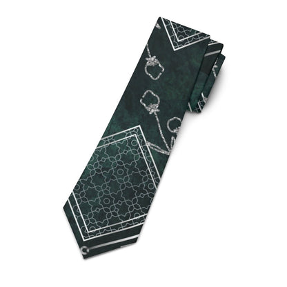 Green Haze Titanium Gentleman's Business Tie - DunbiBeauty, LLC