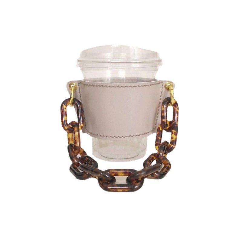 Hand-carrying Milk Tea Drink Cup Holder Detachable Chain - DunbiBeauty, LLC