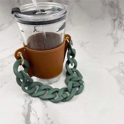 Hand-carrying Milk Tea Drink Cup Holder Detachable Chain - DunbiBeauty, LLC