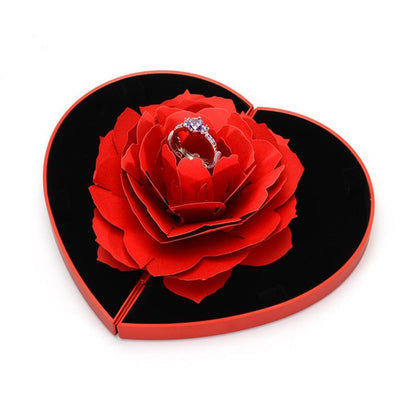 Heart Shape Wedding Ring Holder Box - DunbiBeauty, LLC