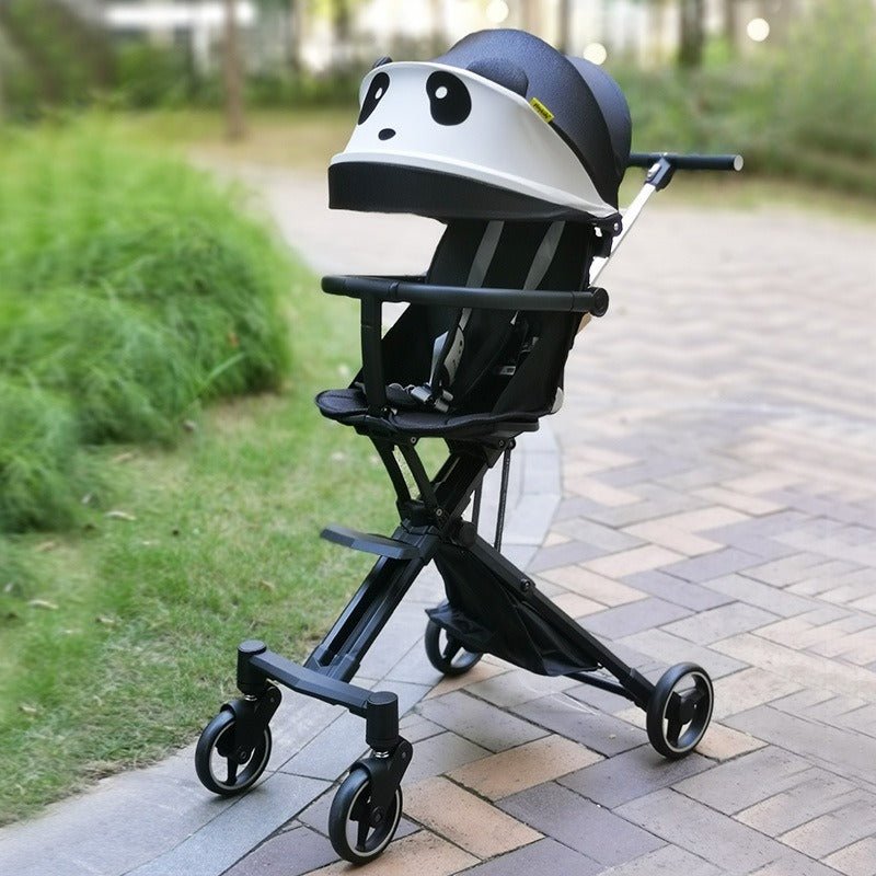 High-view Baby Stroller, Artifact for Walking The Baby, Can Be Seated, Reclining, and Folding Stroller Travel Stroller Baby Car - DunbiBeauty, LLC