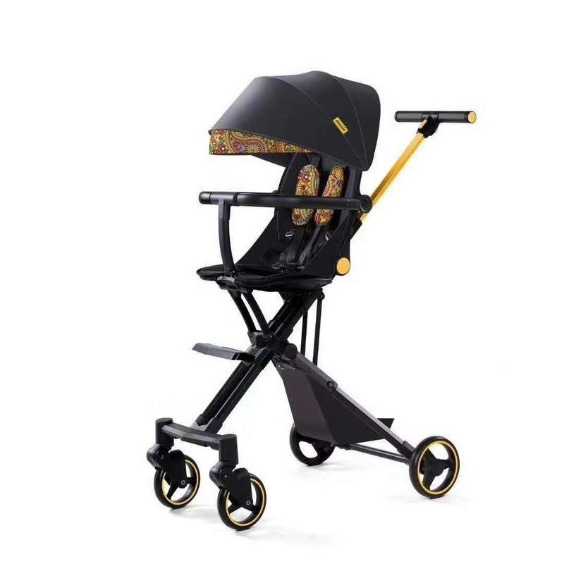 High-view Baby Stroller, Artifact for Walking The Baby, Can Be Seated, Reclining, and Folding Stroller Travel Stroller Baby Car - DunbiBeauty, LLC