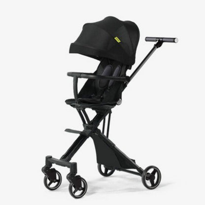 High-view Baby Stroller, Artifact for Walking The Baby, Can Be Seated, Reclining, and Folding Stroller Travel Stroller Baby Car - DunbiBeauty, LLC