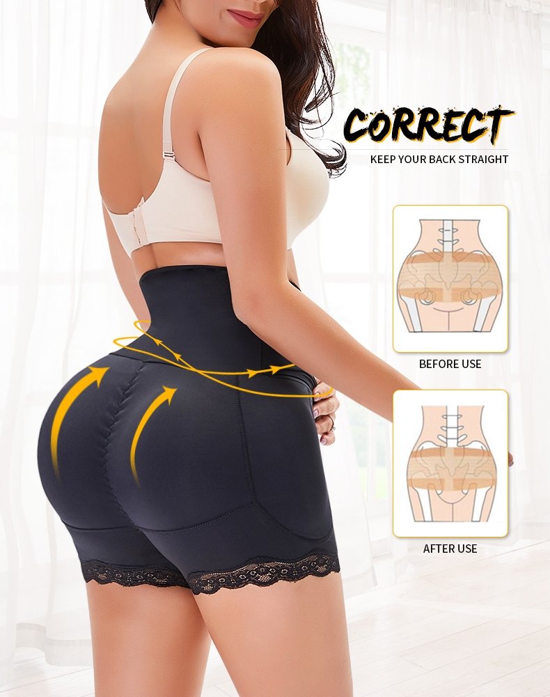 High Waist Lace Butt-Lifting Shorts - DunbiBeauty, LLC