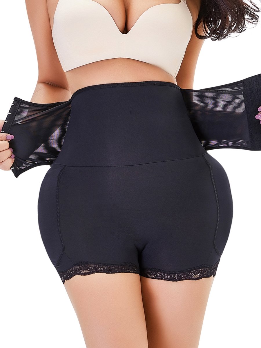 High Waist Lace Butt-Lifting Shorts - DunbiBeauty, LLC