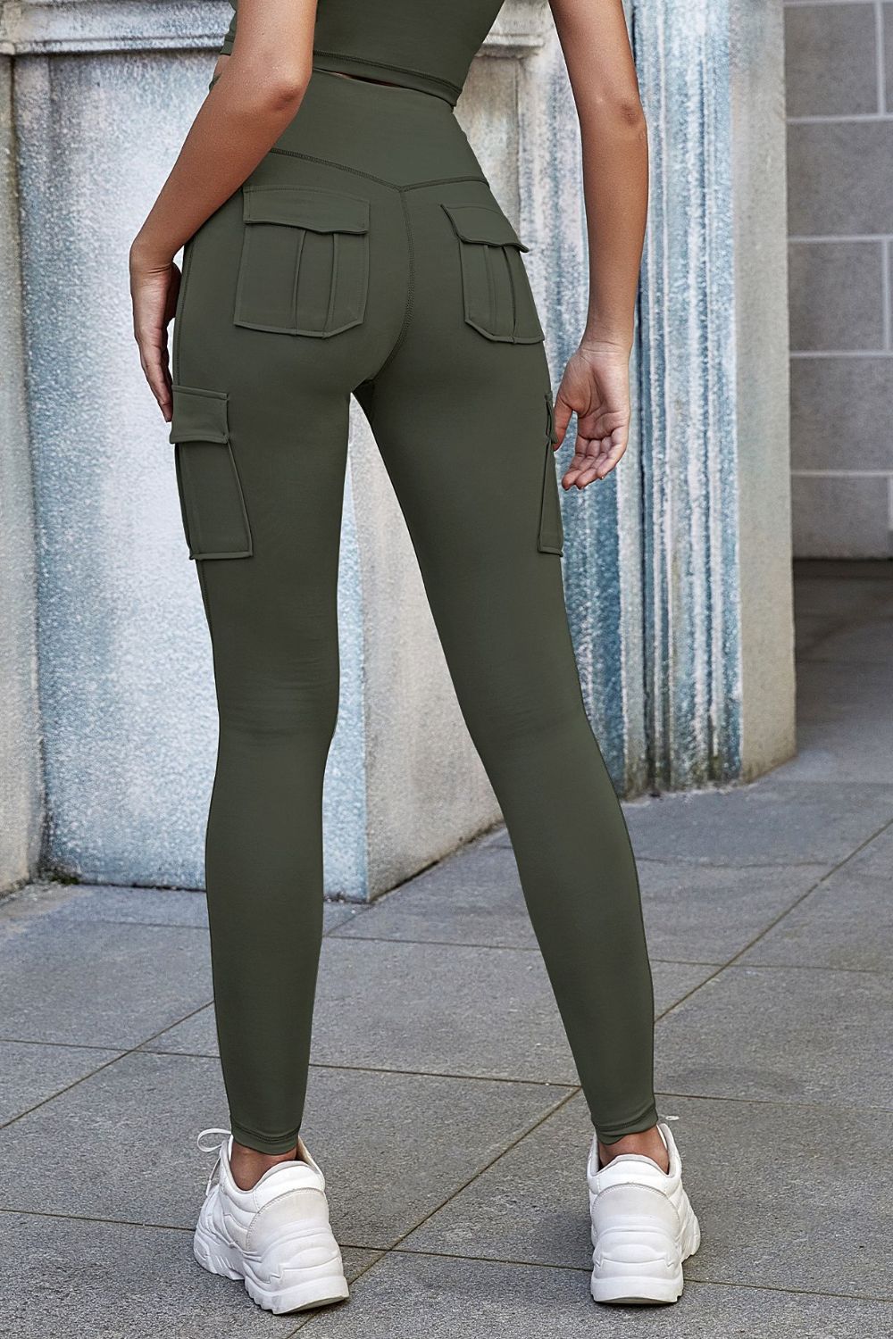 High Waist Leggings with Pockets - DunbiBeauty, LLC