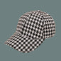 Houndstooth Pattern Baseball Cap - DunbiBeauty, LLC