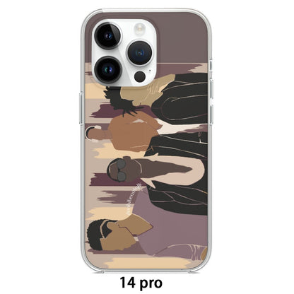 iPhone14 Series Mobile Phone Case | TPU Black Men, Music, Sophistication, Style, Youth, (Designed by Dunbi) - DunbiBeauty, LLC