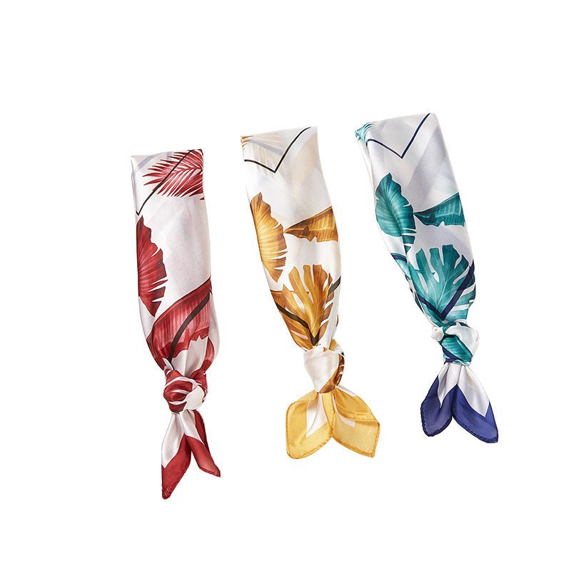 Japanese Style Silk Scarf Handkerchief - DunbiBeauty, LLC