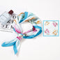 Japanese Style Silk Scarf Handkerchief - DunbiBeauty, LLC