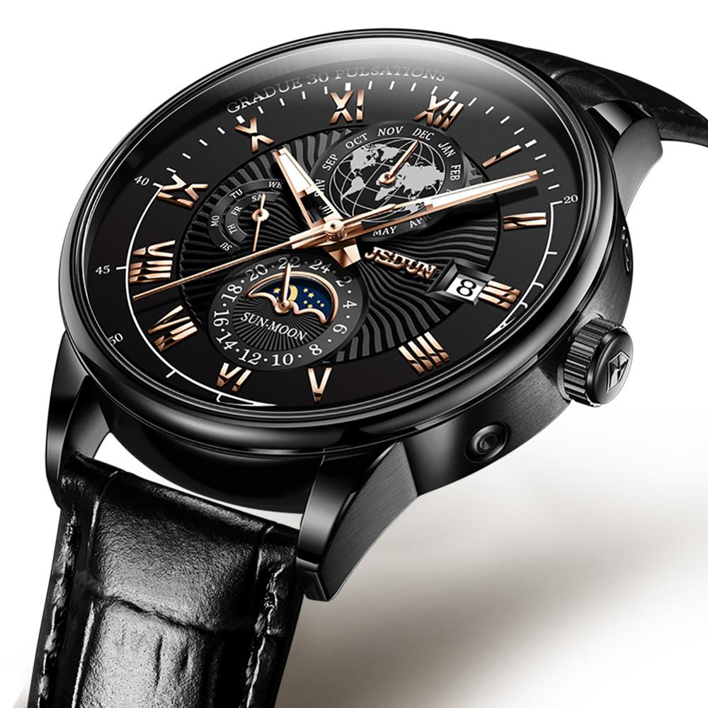 JSDUN Men's Luxury Mechanical Watch - DunbiBeauty, LLC