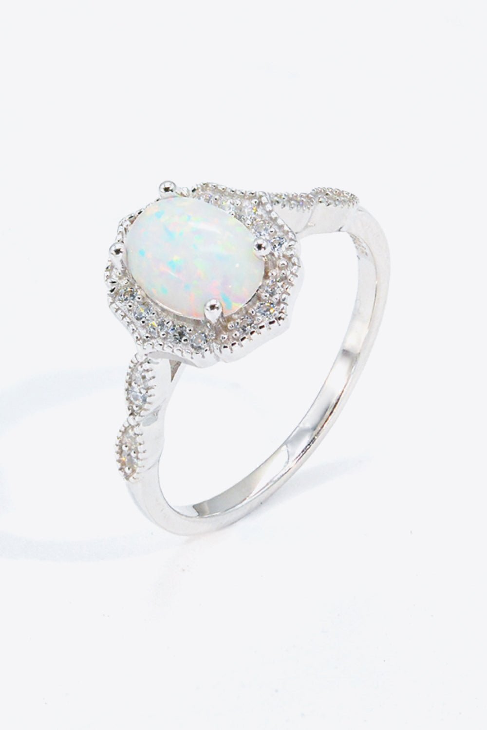 Just For You 925 Sterling Silver Opal Ring - DunbiBeauty, LLC