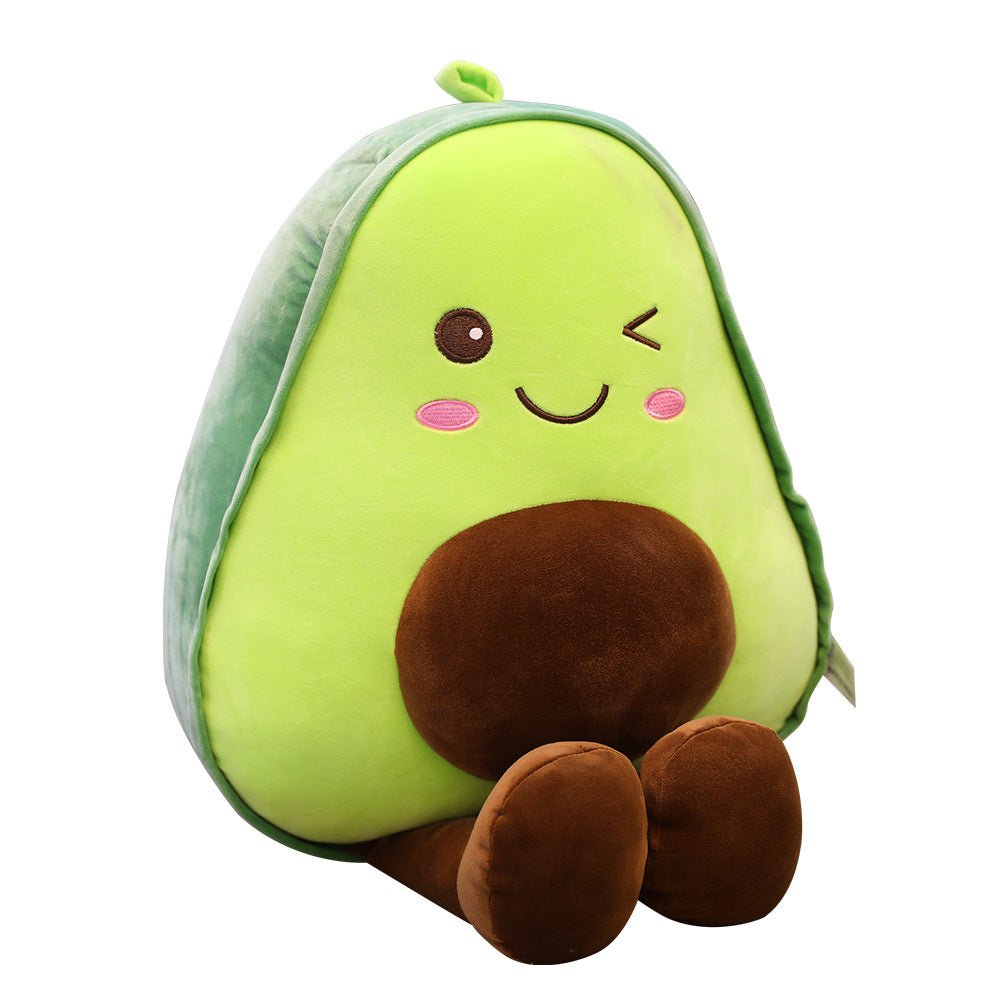 Kawaii Avocado Doll Pillow Soft Plush Toy - DunbiBeauty, LLC