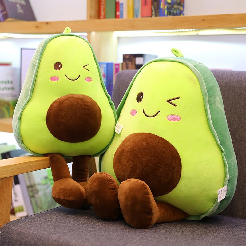 Kawaii Avocado Doll Pillow Soft Plush Toy - DunbiBeauty, LLC