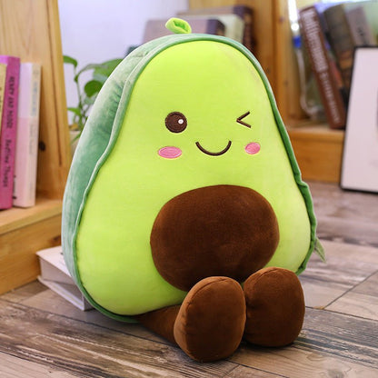 Kawaii Avocado Doll Pillow Soft Plush Toy - DunbiBeauty, LLC