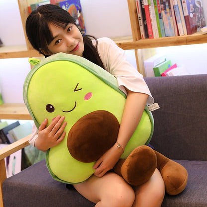 Kawaii Avocado Doll Pillow Soft Plush Toy - DunbiBeauty, LLC