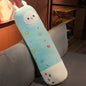 Kawaii Chocolate Biscuit Clip Leg Long Pillow Milk Biscuit Bars Home Candy Series Cylindrical Pillow Small Animal Plush Toy - DunbiBeauty, LLC